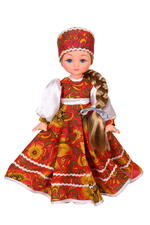 Кукла Василина хохлома