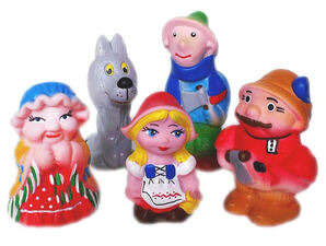 Резиновая игрушка "Красная шапочка"
