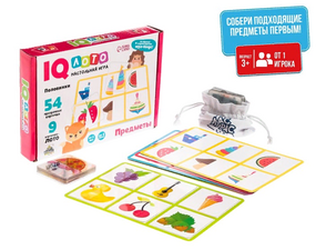 Настольная игра Умное лото. Половинки: предметы